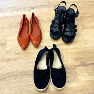 Bundle Footwear shoes sandals spadrils